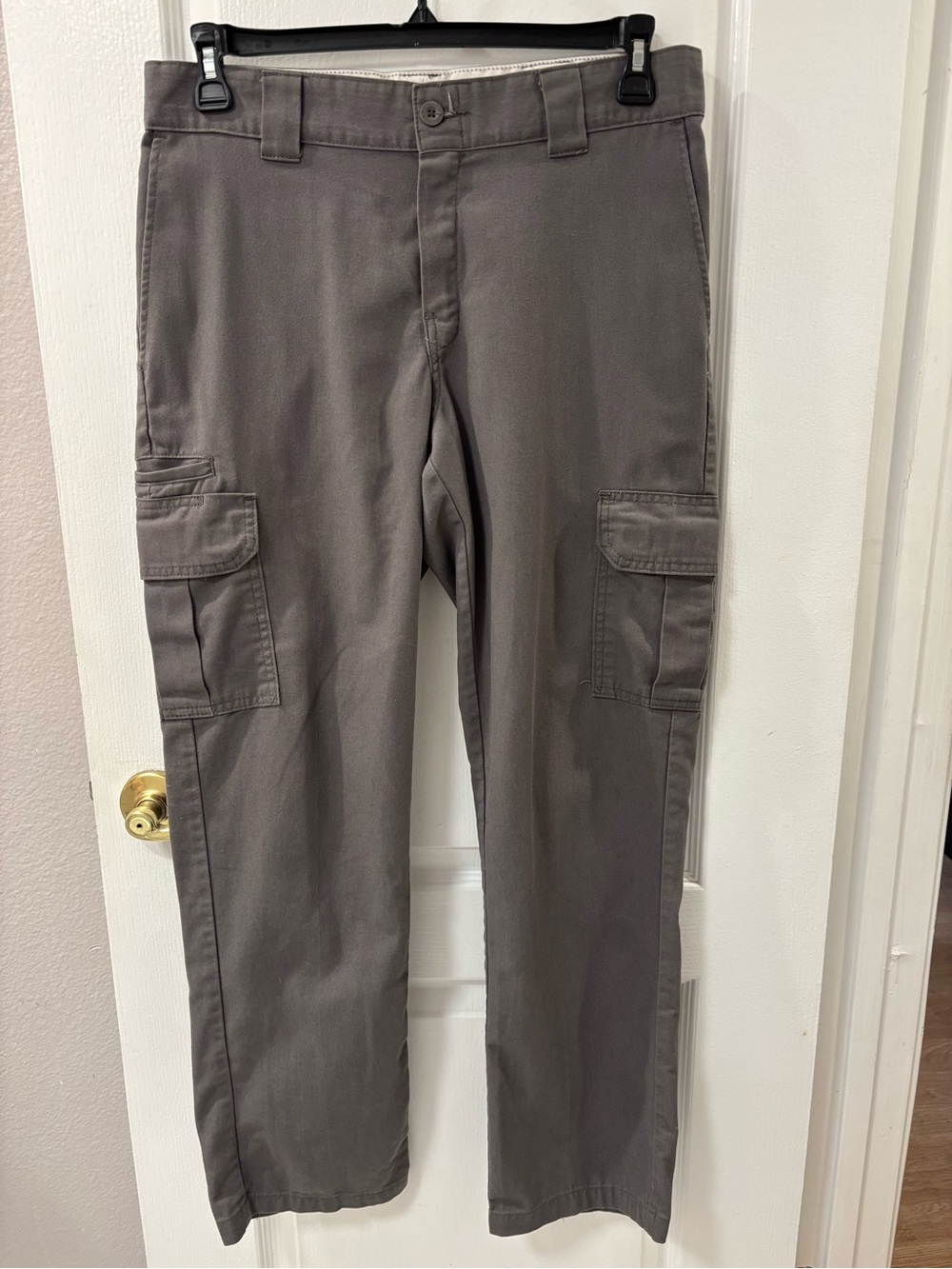 Dickies Gray Cargo Pants Regular Straight Utility 30.75” inseam